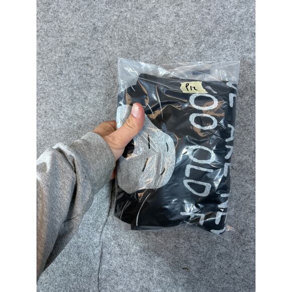 VINTAGE We Are Never Too Old For Snoopy Shirt Mens Medium Black Delta Pro Weight - Picture 7 of 7